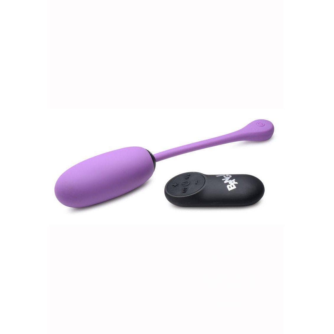Bang! 28 Function Plush Silicone Rechargeable Egg With Remote Control - Romantic Blessings