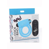 Bang! Silicone Rechargeable Penis Ring And Bullet With Remote Control - Romantic Blessings