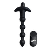 Bang! Vibrating Silicone Rechargeable Anal Beads With Remote Control - Romantic Blessings