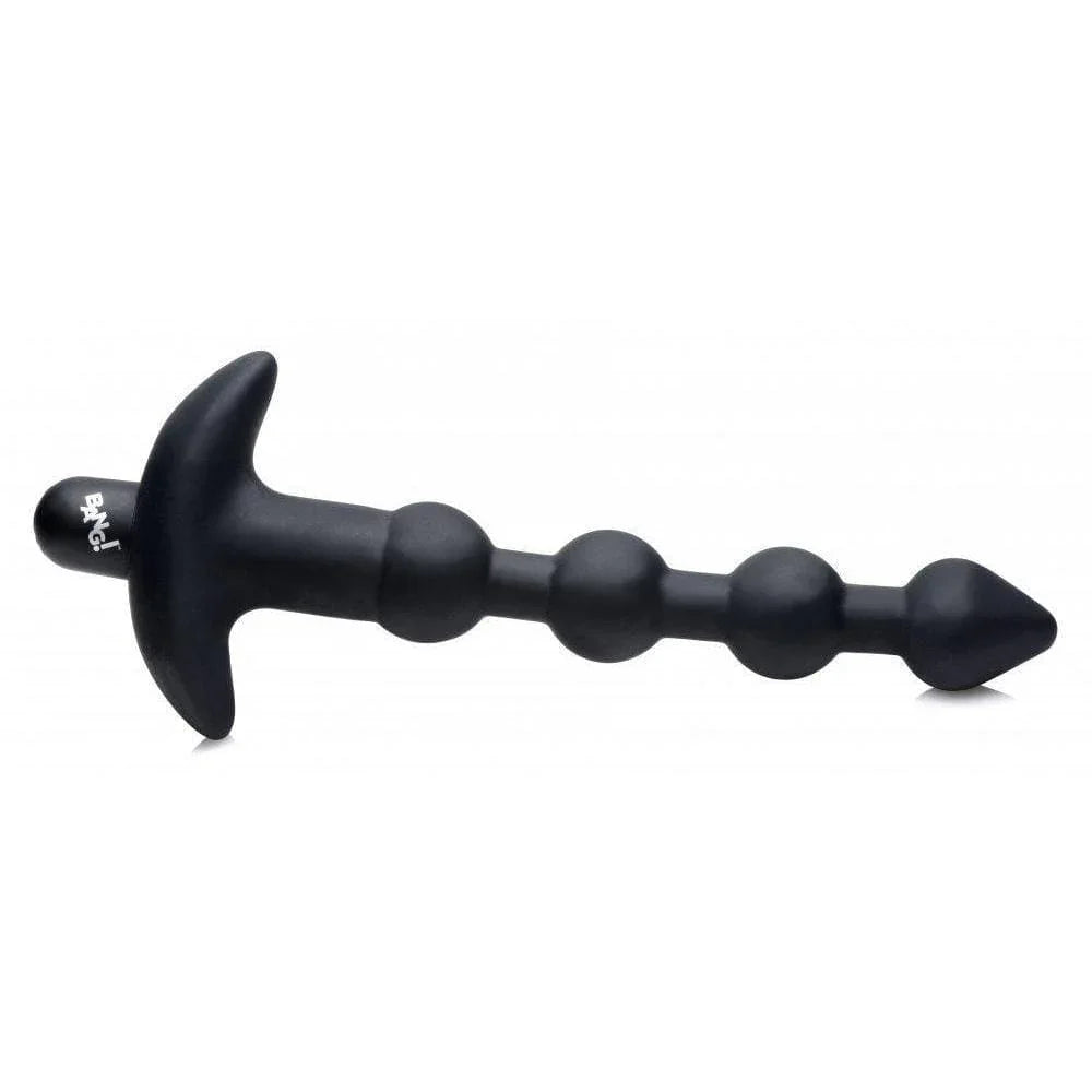 Bang! Vibrating Silicone Rechargeable Anal Beads With Remote Control - Romantic Blessings