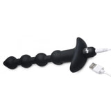 Bang! Vibrating Silicone Rechargeable Anal Beads With Remote Control - Romantic Blessings