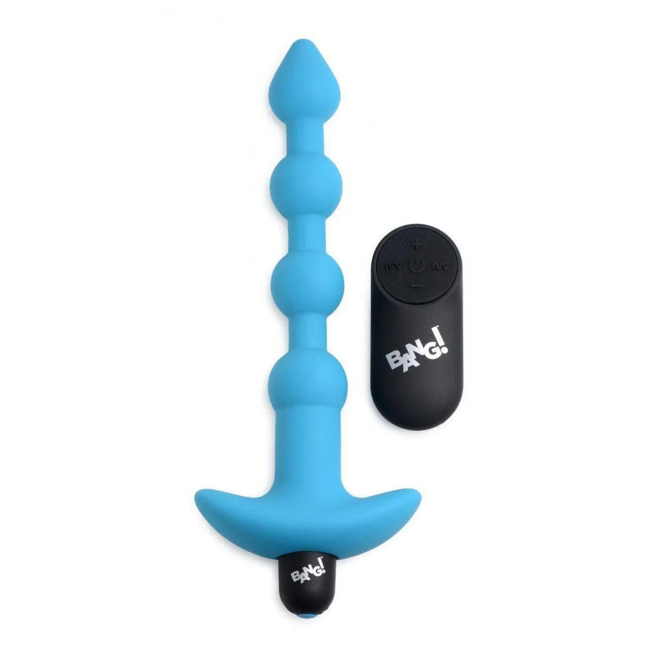 Bang! Vibrating Silicone Rechargeable Anal Beads With Remote Control - Romantic Blessings
