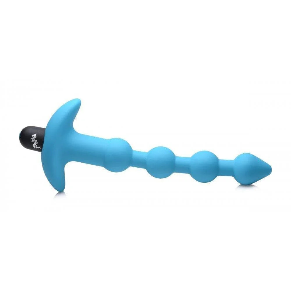 Bang! Vibrating Silicone Rechargeable Anal Beads With Remote Control - Romantic Blessings