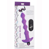 Bang! Vibrating Silicone Rechargeable Anal Beads With Remote Control - Romantic Blessings