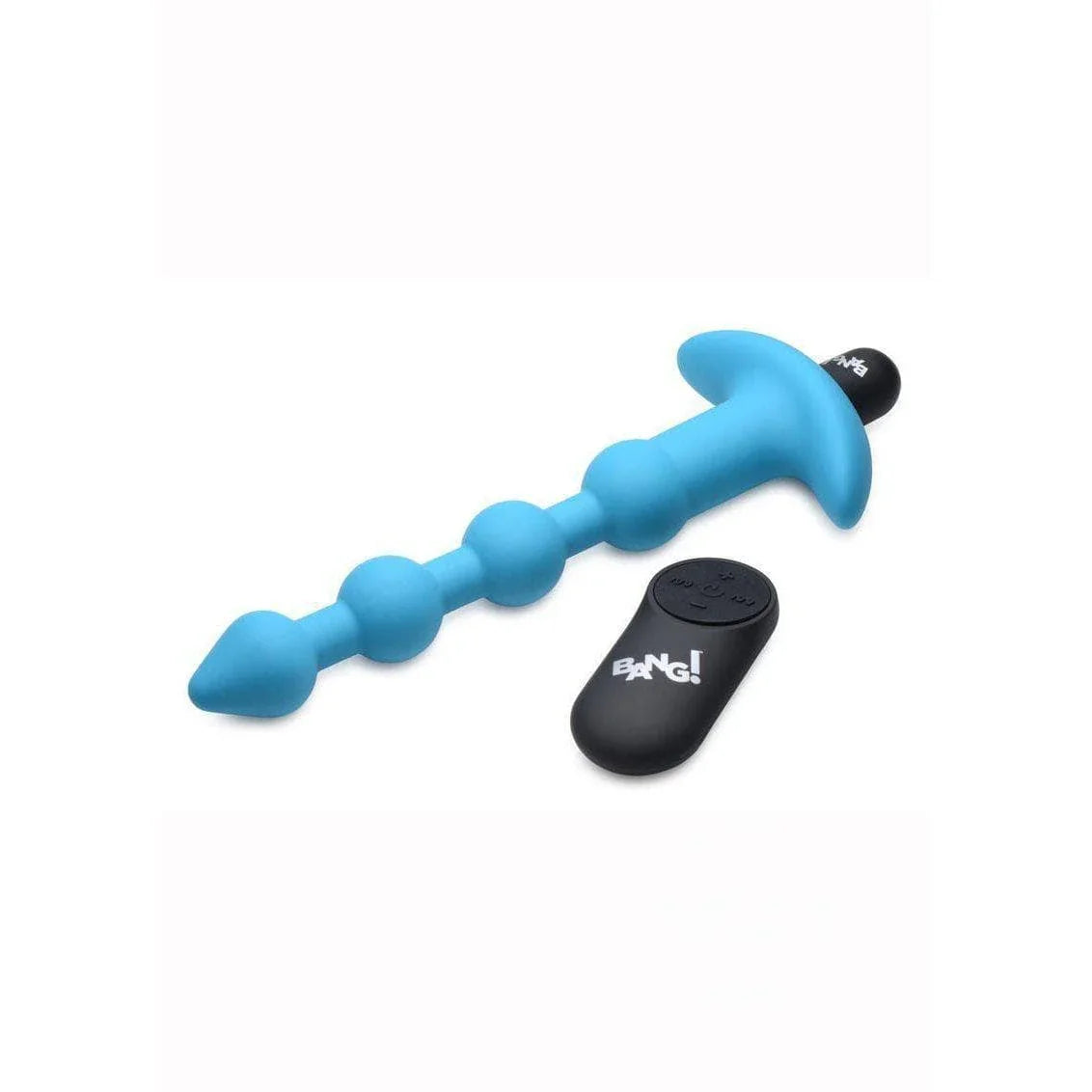 Bang! Vibrating Silicone Rechargeable Anal Beads With Remote Control - Romantic Blessings