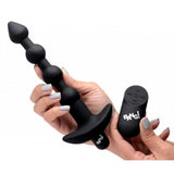 Bang! Vibrating Silicone Rechargeable Anal Beads With Remote Control - Romantic Blessings