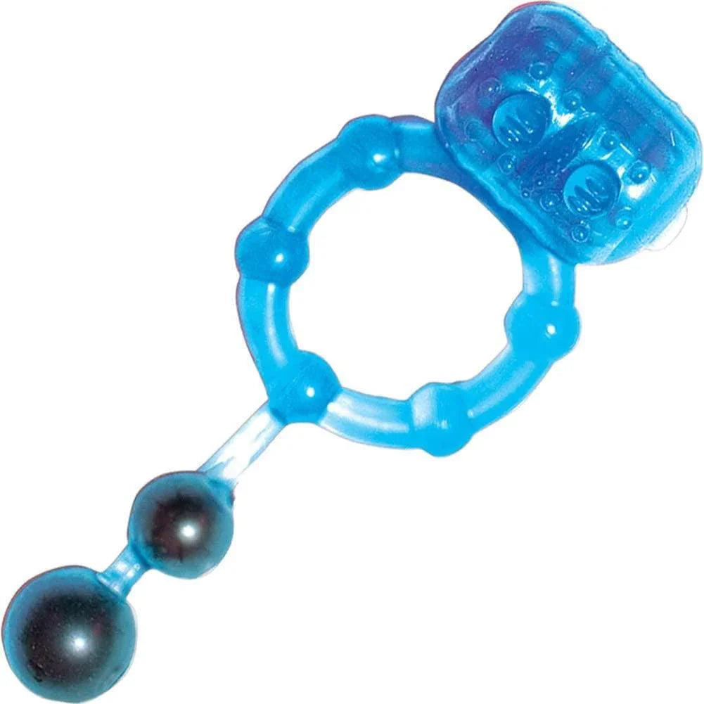 Best Of Macho Ultra Erection Keeper 9 Function Vibrating Ring with Prostate Balls - Romantic Blessings