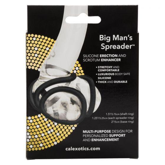 Big Man's Spreader Ring Black 4 Point Penis Ring System - Romantic Blessings Big Man's Spreader Ring Black 4 Point Penis Ring System - Romantic Blessings