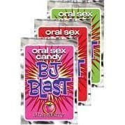 Bj Blast Oral Sex Candy 3 Pack Strawberry Cherry Green Apple - Romantic Blessings