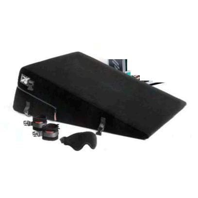Liberator Black Label Ramp Couples Sex Position Aid with Cuffs & Restraint Attachments - Romantic Blessings