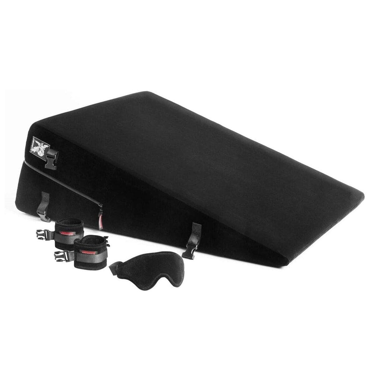 Liberator Black Label Ramp Couples Sex Position Aid with Cuffs & Restraint Attachments - Romantic Blessings