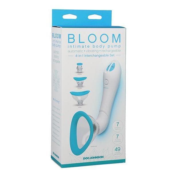 Bloom Intimate Automatic Vibrating Labia and Clitoris Pump with 49 Sensations - Romantic Blessings