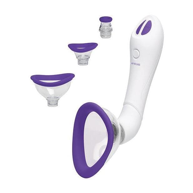 Bloom Intimate Automatic Vibrating Labia and Clitoris Pump with 49 Sensations - Romantic Blessings