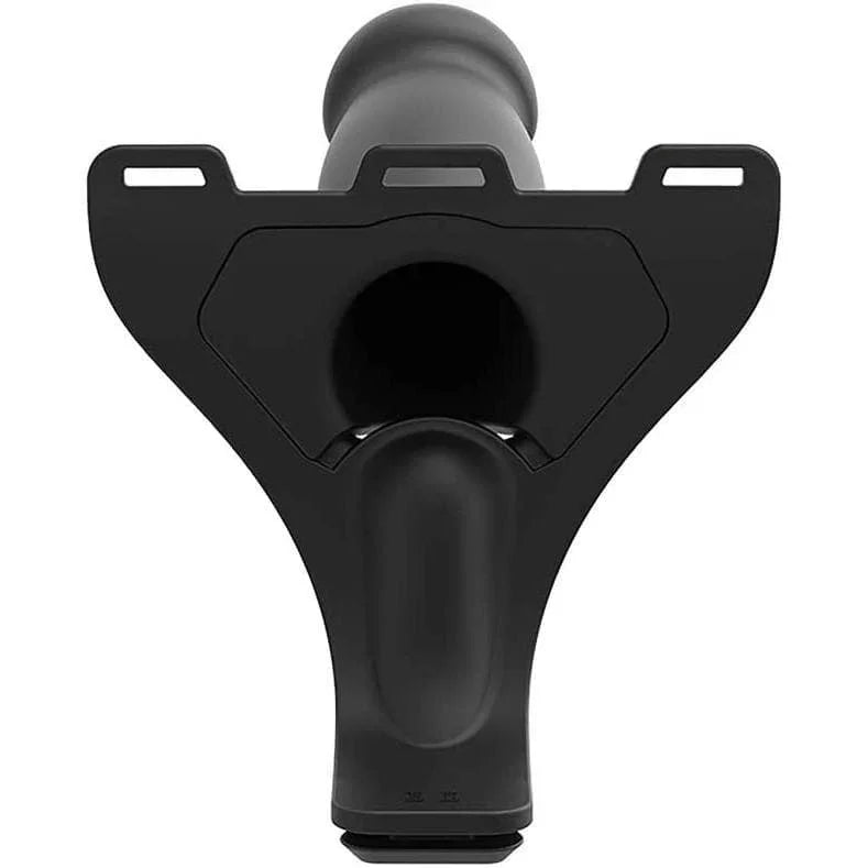 Body Extensions Silicone Strap-On Remote Vibrating Harness with 2 Hollow Dildos 7 inch & 7.5 inch - 4 Piece Set - Romantic Blessings