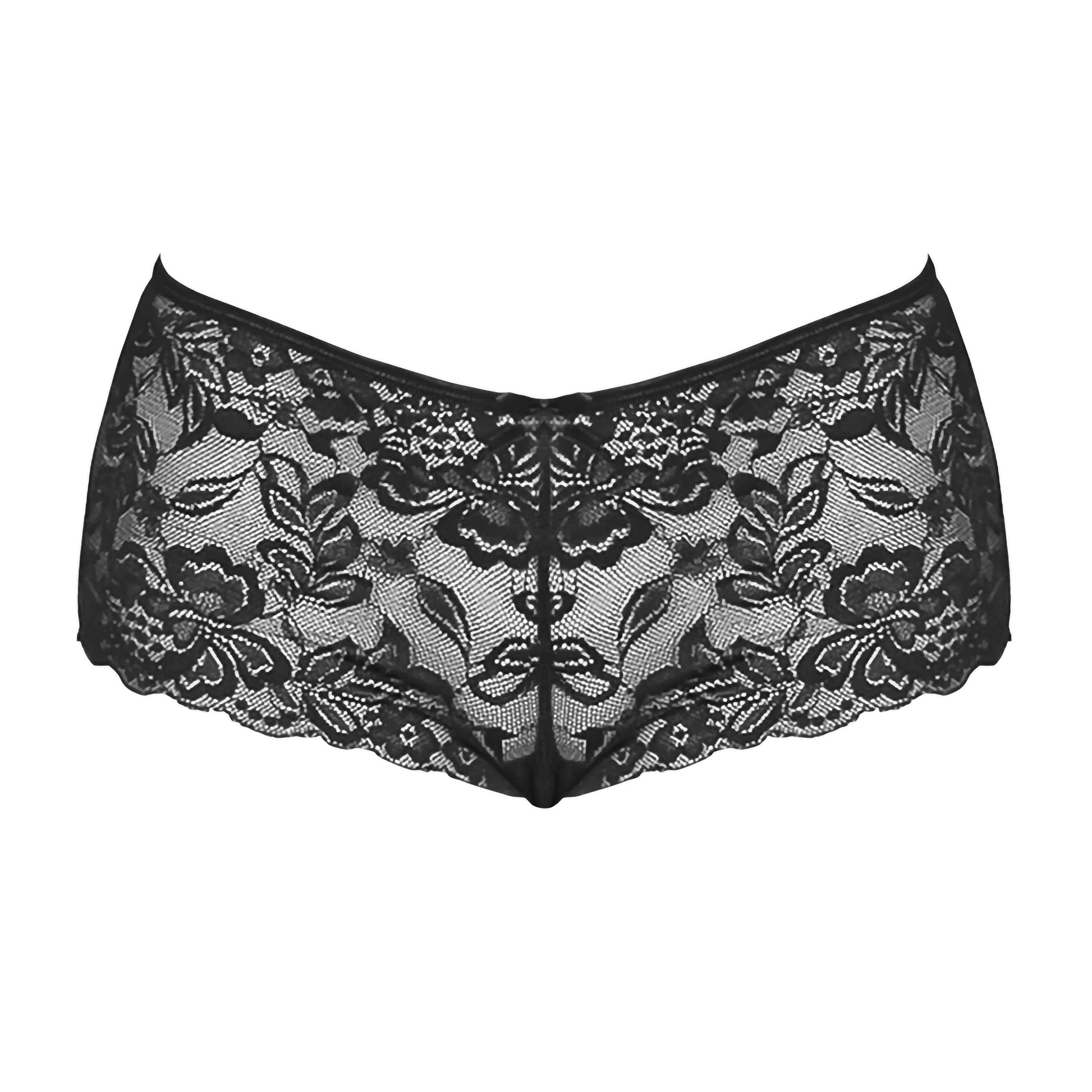 Magic Silk Booty Packs Cross-Dye Lace 3 Pack Black - Romantic Blessings