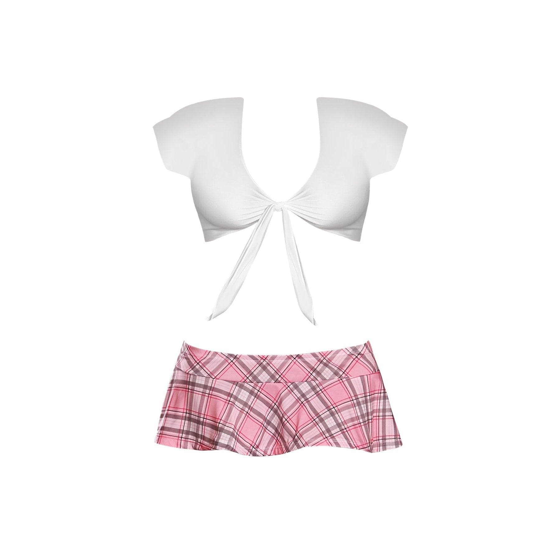 Magic Silk Way After School Girl Costume Plaid - Romantic Blessings