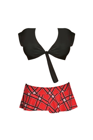 Magic Silk Way After School Girl Red Plaid