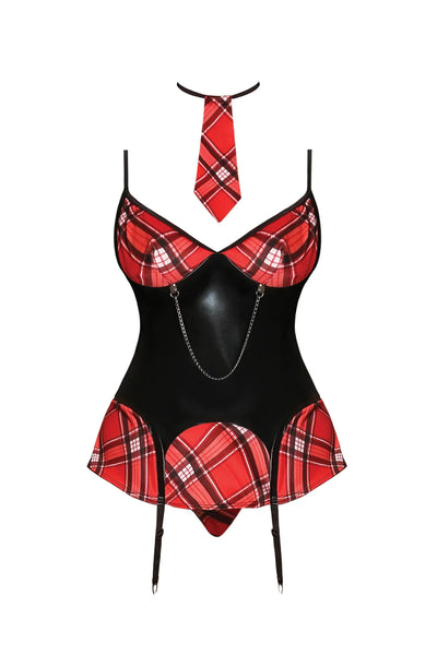 Magic Silk Discipline Me School Girl Red Plaid