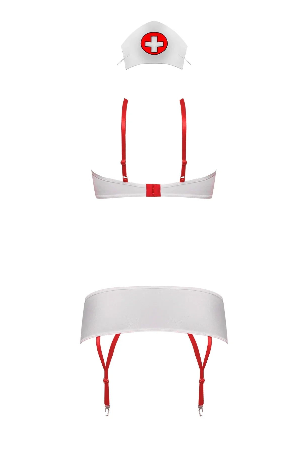 Magic Silk Nurse This Bedroom Fantasy Costume White