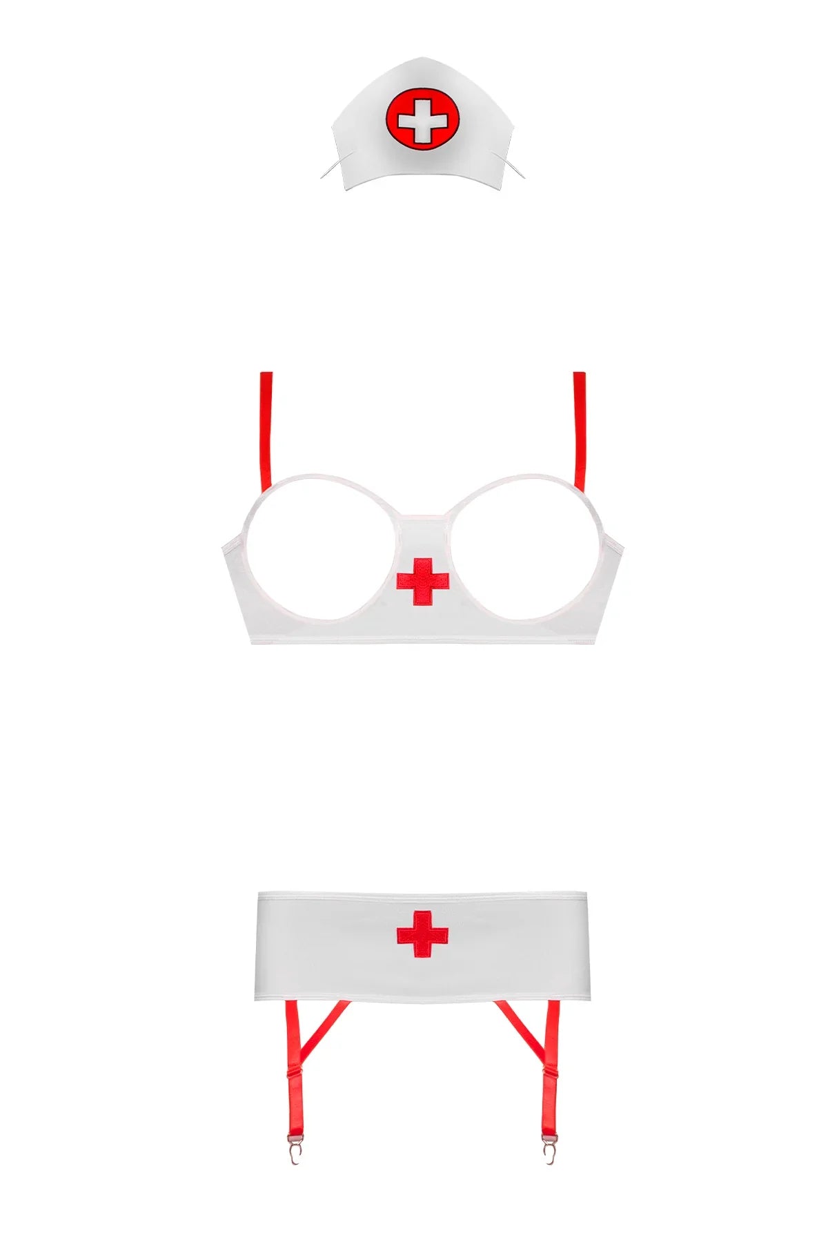 Magic Silk Nurse This Bedroom Fantasy Costume White