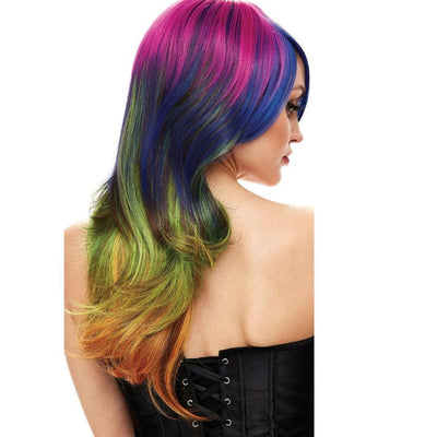 Pleasure Wigs Christina Long Curls at the End Hair Wig Rainbow - Romantic Blessings