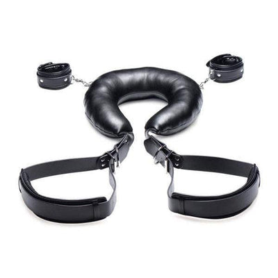 Strict Padded Thigh Sling with Wrist Cuffs - Romantic Blessings