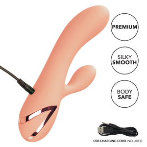 California Dreaming Monterey Magic Silicone Rechargeable Rabbit Vibrator - Romantic Blessings