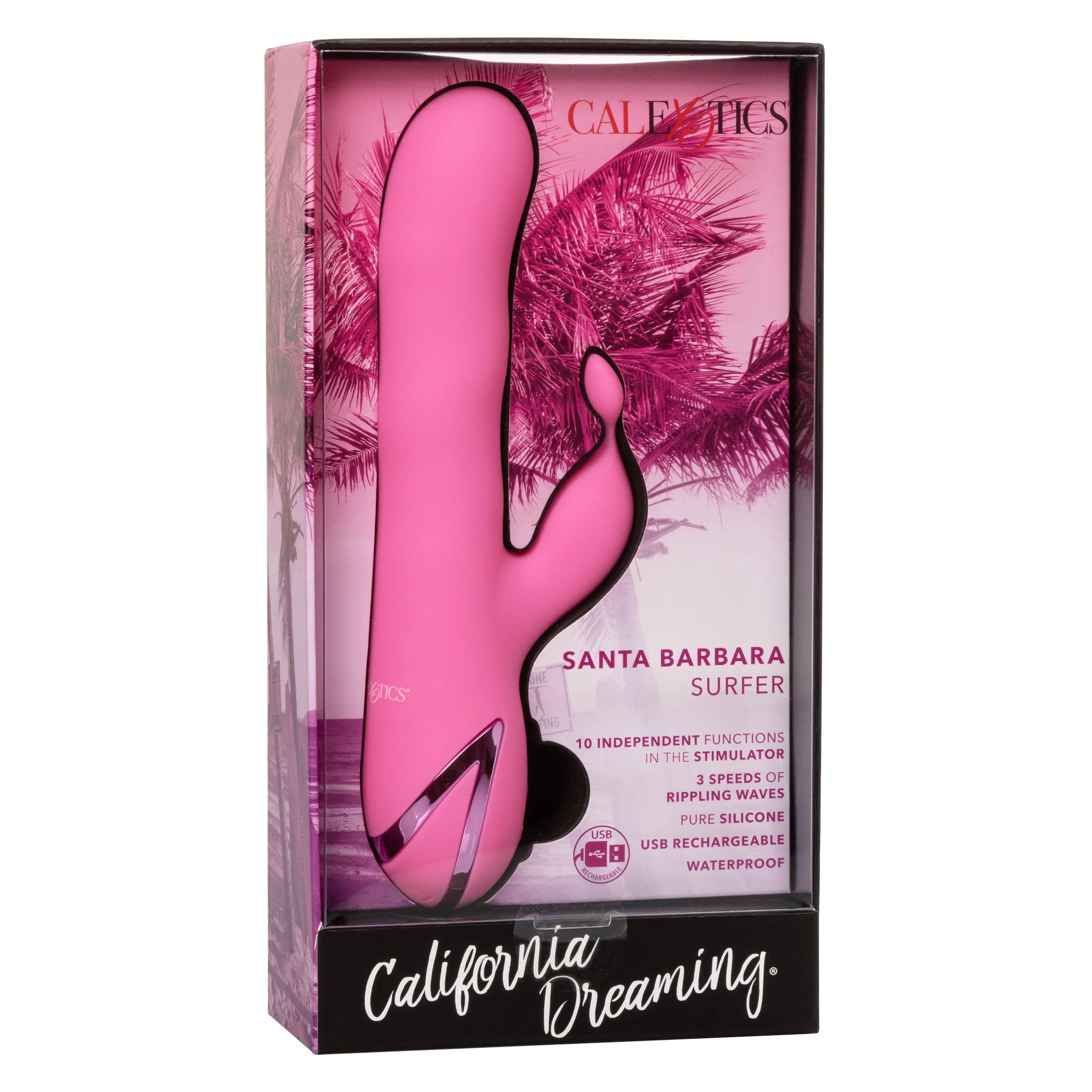 penisring mit batterie California Dreaming Santa Barbara Surfer Silicone Rechargeable Rabbit