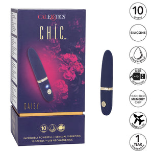 Chic Daisey Silicone Rechargeable Stimulator Mini Massager - Romantic Blessings