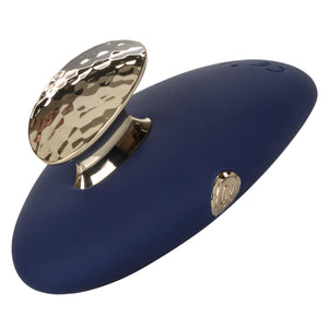 Chic Violet Silicone Rechargeable Hand Held Palm Massager - Romantic Blessings