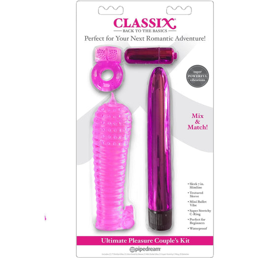Classix Ultimate Pleasure Couples Kit with 4 Classic Favorites - Romantic Blessings