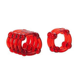 Colt Erection Enhancer Penis Rings 2 Pack 1 Tier and 4 Tier Ring Set - Romantic Blessings