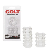 Colt Erection Enhancer Penis Rings 2 Pack 1 Tier and 4 Tier Ring Set - Romantic Blessings