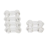 Colt Erection Enhancer Penis Rings 2 Pack 1 Tier and 4 Tier Ring Set - Romantic Blessings