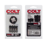 Colt Erection Enhancer Penis Rings 2 Pack 1 Tier and 4 Tier Ring Set - Romantic Blessings