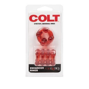 Colt Erection Enhancer Penis Rings 2 Pack 1 Tier and 4 Tier Ring Set - Romantic Blessings