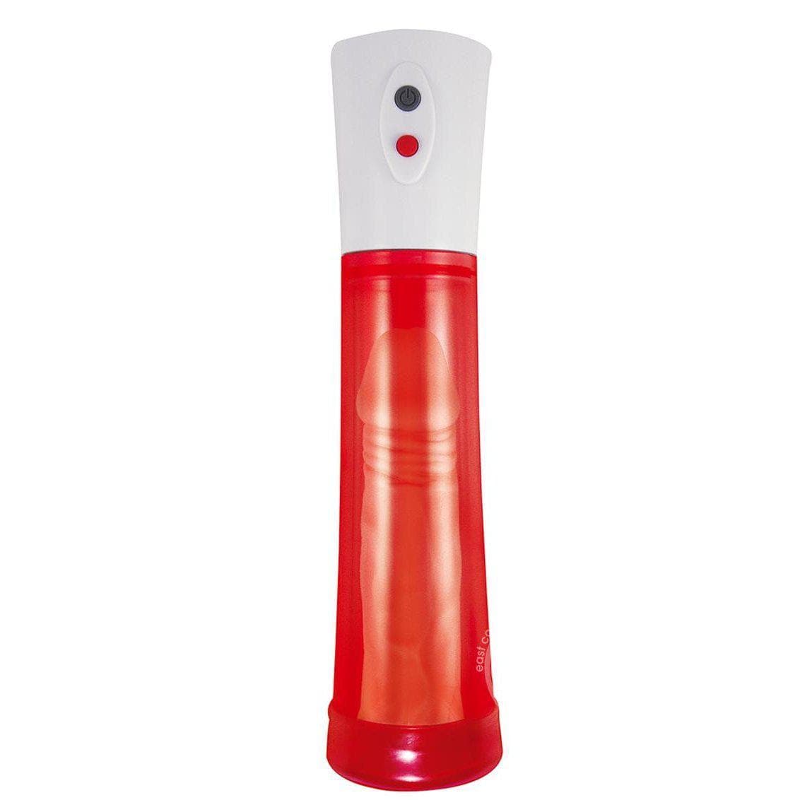 Commander Electric Penis Pump - Red