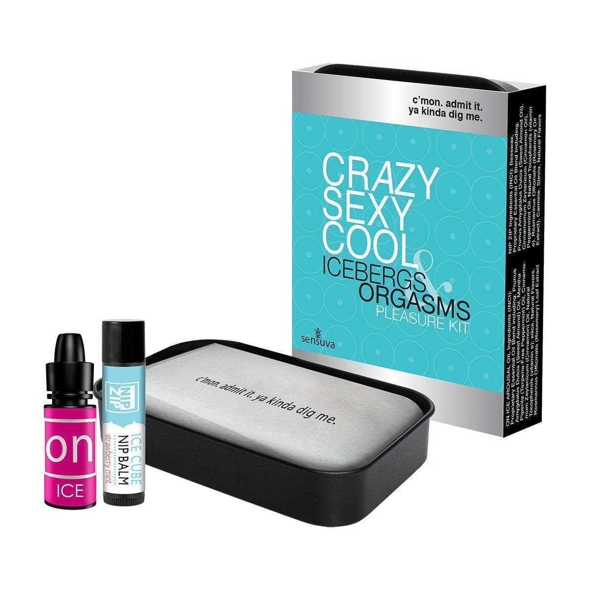Crazy Sexy Cool Icebergs & Orgasms Couples Arousal Pleasure Kit - Romantic Blessings
