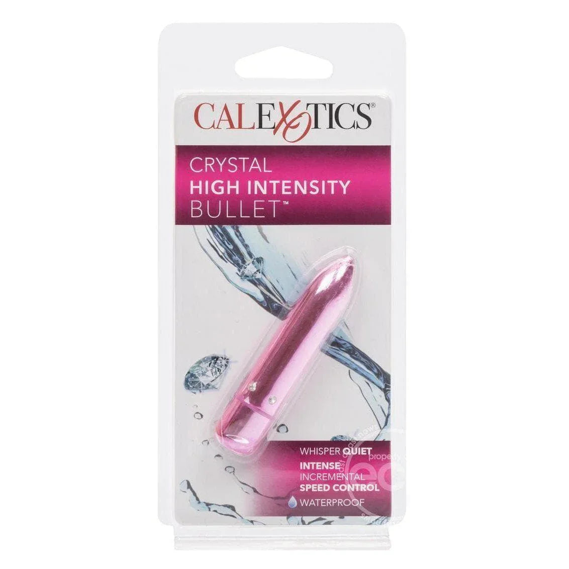 Crystal High Intensity Multispeed Waterproof Bullet - Romantic Blessings