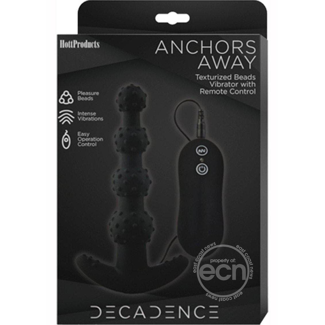 Decadence Anchors Away Silicone Vibrating Butt Plug with Remote Control - Romantic Blessings