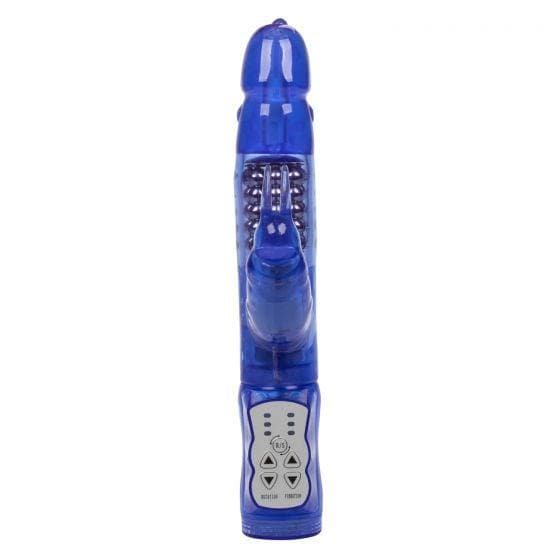 Delight Triple Motor Orgasm Beaded Rotating Waterproof Rabbit Vibrator - Romantic Blessings