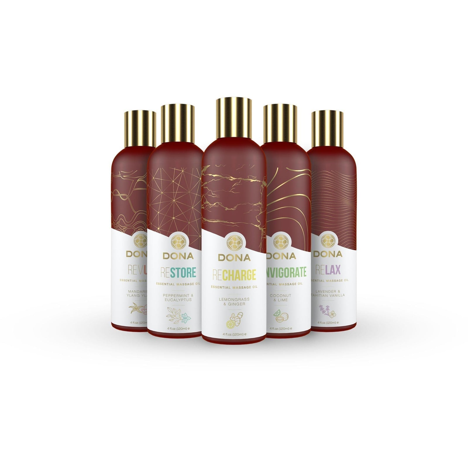 Dona 100% Natural Essential Massage Oil 4 Oz - Romantic Blessings