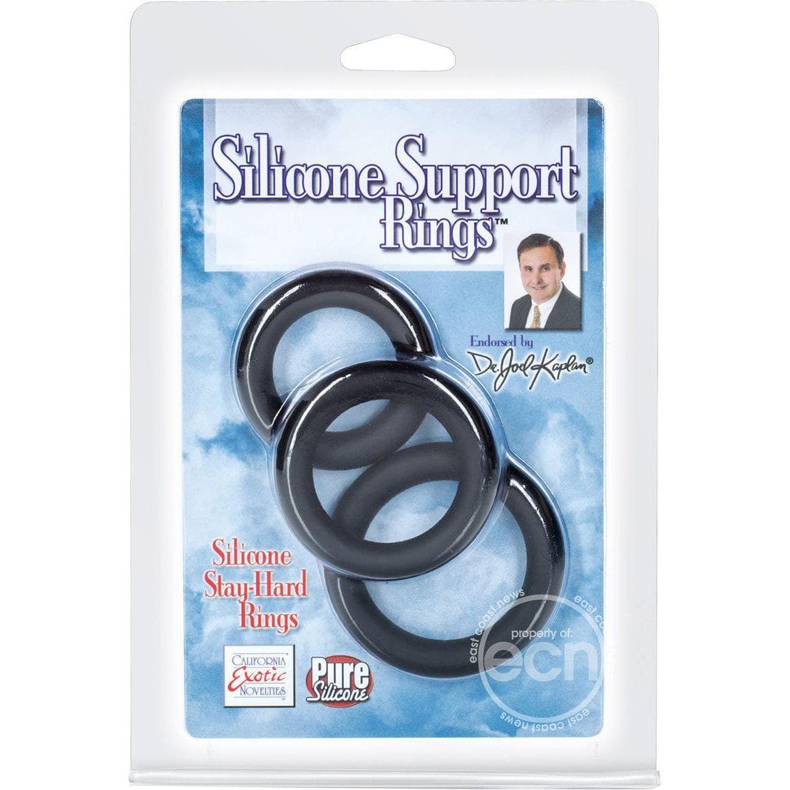 Dr. Joel Kaplan Silicone Support 3 Piece Penis Ring Set - Romantic Blessings