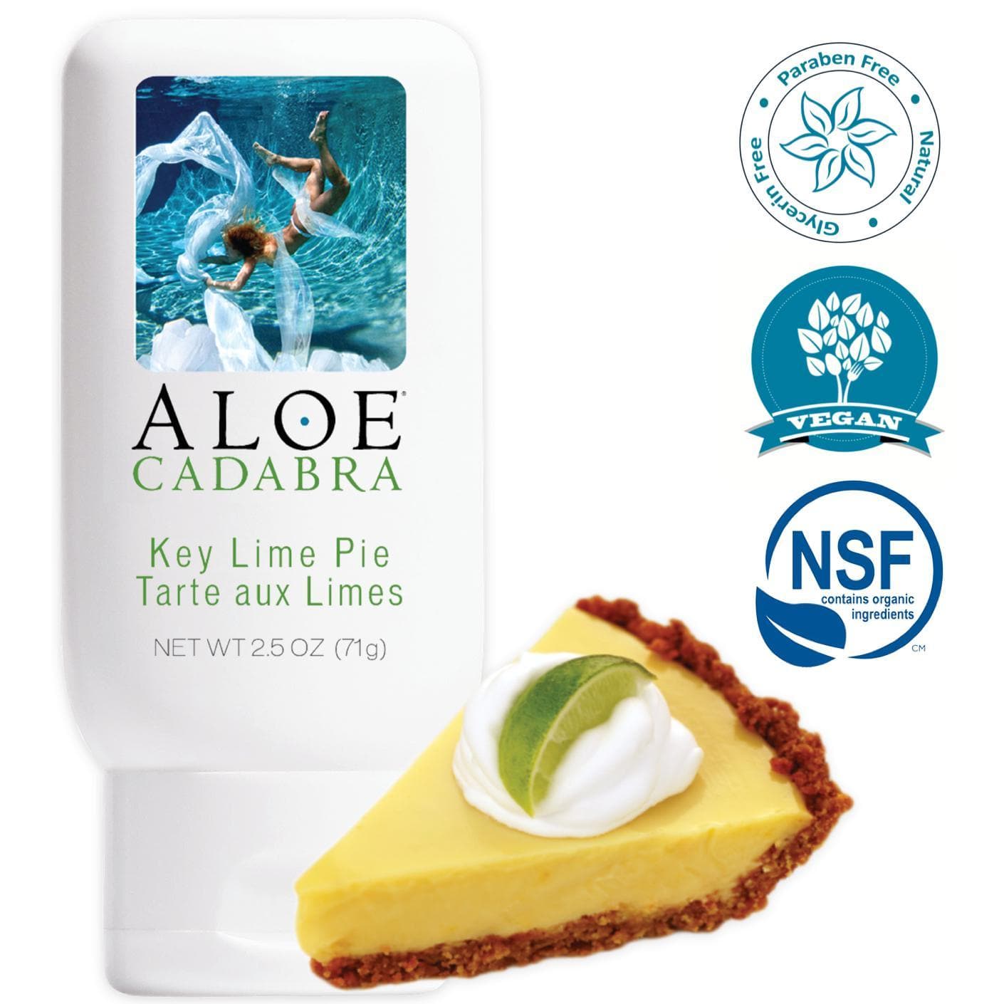 Aloe Cadabra Organic 2-in-1 Personal Lubricant & Vaginal Moisturizer Key Lime Pie 2.5 oz - Romantic Blessings