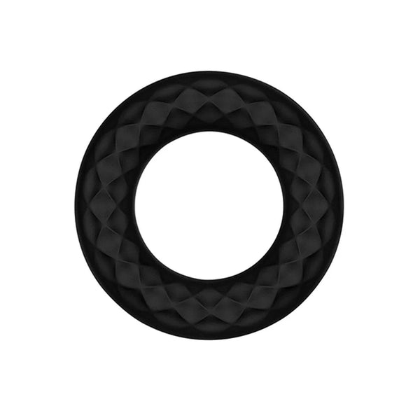 Forto F-15 Vibrating Cock Ring - Black