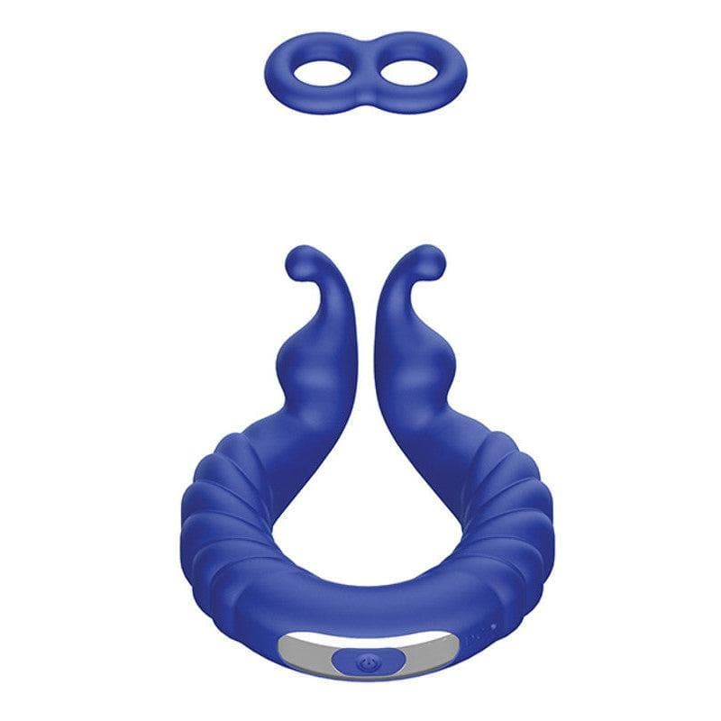 Forto F-24 Silicone Textured Vibrating Penis Ring - Romantic Blessings