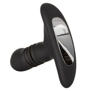 Eclipse Thrusting Rotator Probe Silicone Rechargeable Vibrating Butt Plug With Remote Control - Romantic Blessings