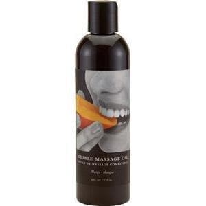 Edible Spa Quality Flavored Skin Nourishing Massage & Body Oil Mango - Romantic Blessings