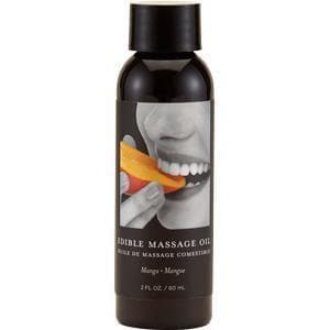 Edible Spa Quality Flavored Skin Nourishing Massage & Body Oil Mango - Romantic Blessings
