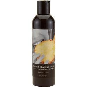 Edible Spa Quality Flavored Skin Nourishing Massage & Body Oil Pineapple - Romantic Blessings